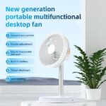 P6 Rechargeable USB Desktop Fan