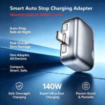 Smart Auto Stop Full-Charge Adapter with Overcharge Protection